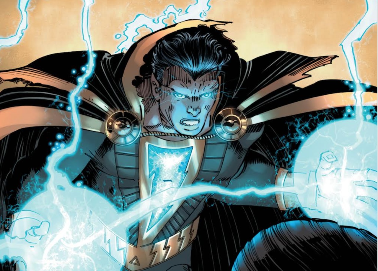 How are Black Adam and Shazam connected and why were films split