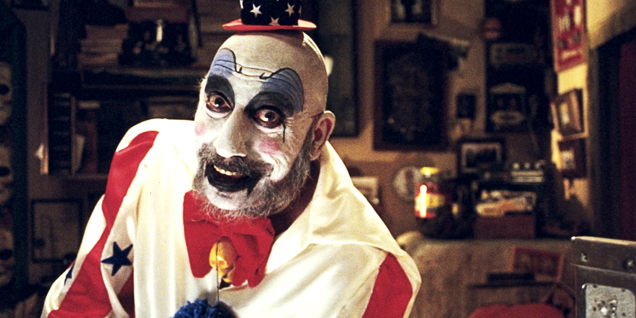 In House of 1000 corpses, 2003, the character Tiny is seen eating