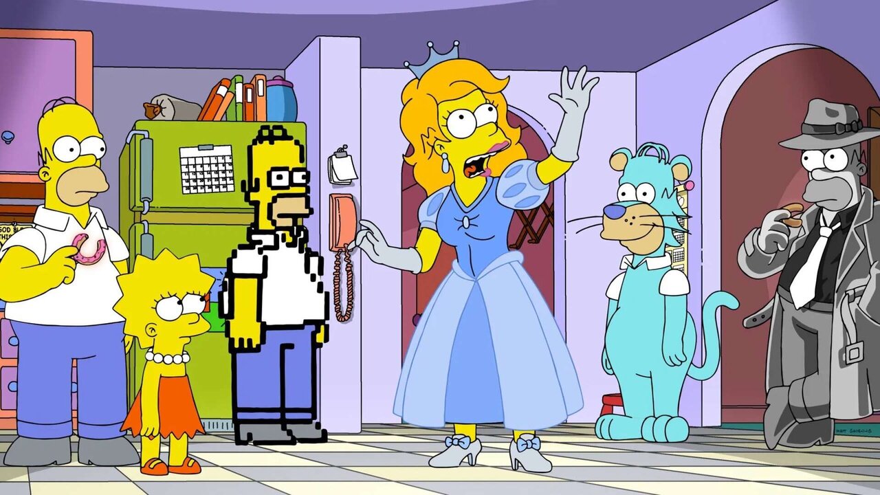 When did The Simpsons Treehouse of Horror episodes stop parodying