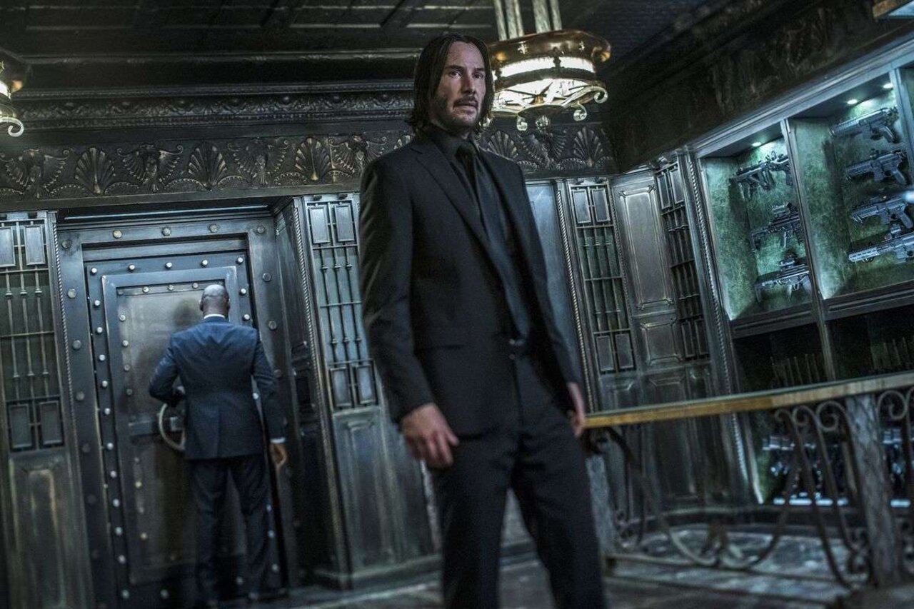 In John Wick (2014) one of the bad guys is playing a video game