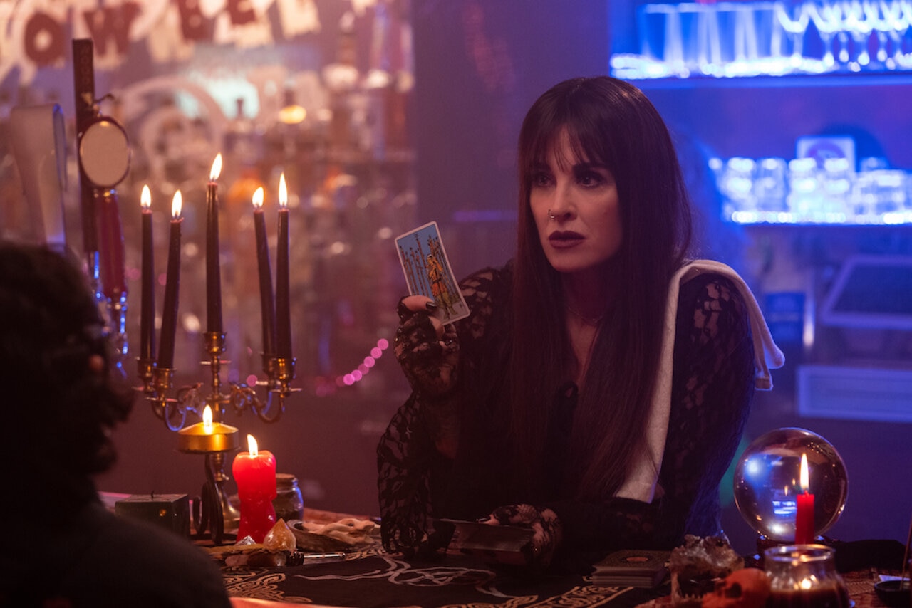 Kyle Richards currently seen in Halloween Ends along with Jamie Lee Curtis.  — PhotoBook Magazine