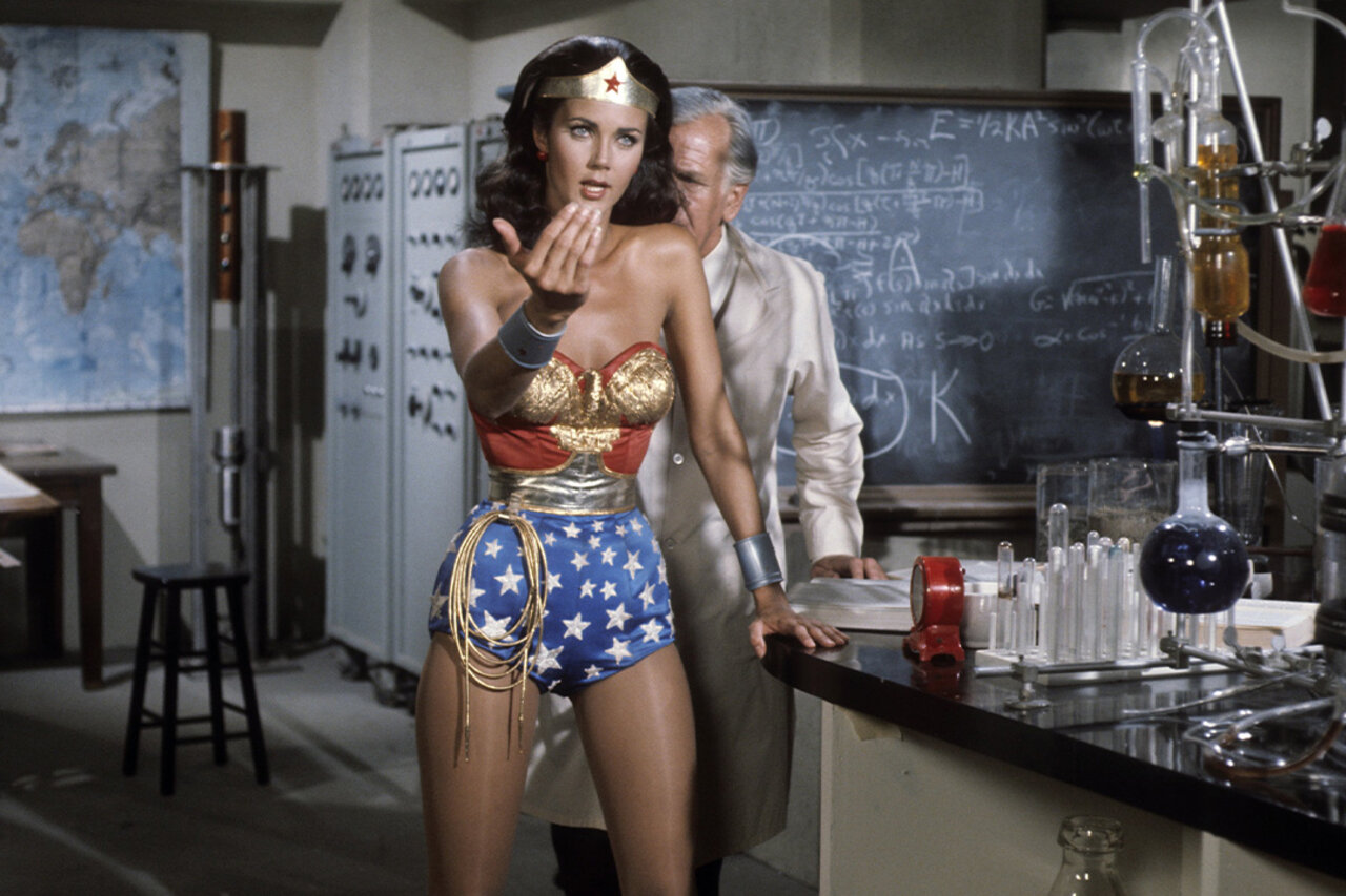 Original Wonder Woman Lynda Carter looks out of this world as she