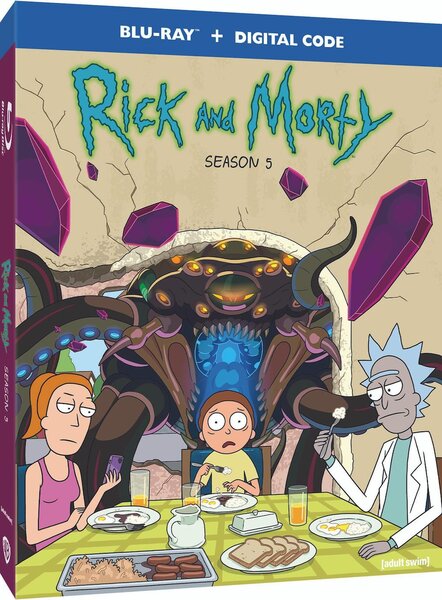 Rick and Morty Bluray Box Art PRESS