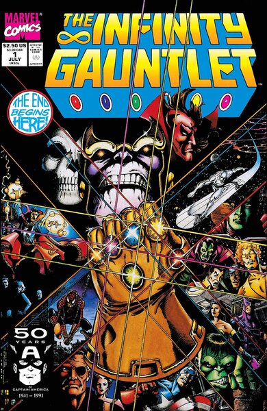Infinity Gauntlet CX Comic Cover