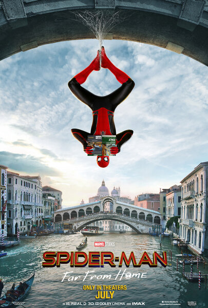 SPIDER-MAN: FAR FROM HOME (2019) Poster PRESS