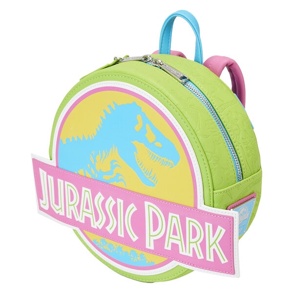 Lf Jurassic Park 2023 Neon 30th Anniversary Mini Backpack Quarter View