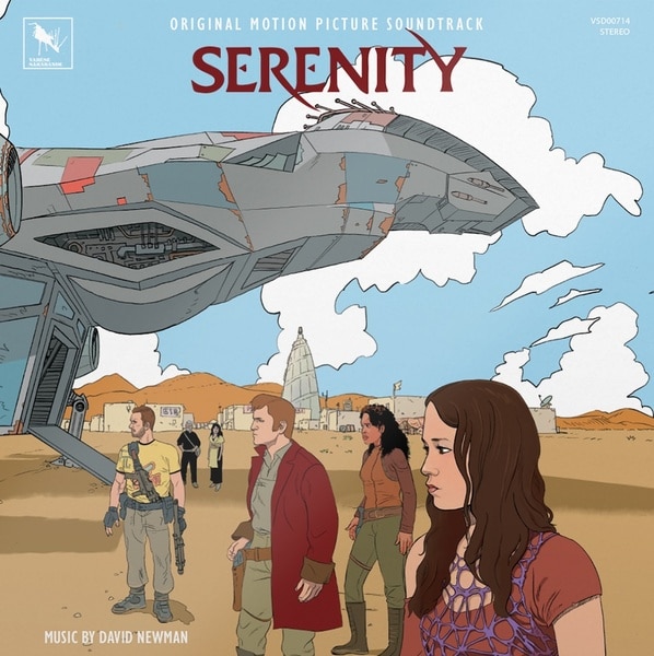 Vinyl cover of the Serenity (2005) soundtrack.