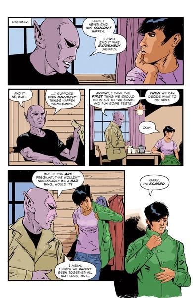 A page excerpt of the comic Resident Alien: The Book of Life.