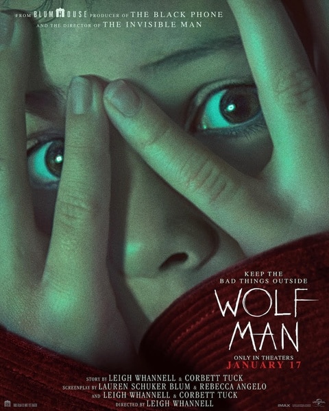 The poster for Wolf Man (2025)