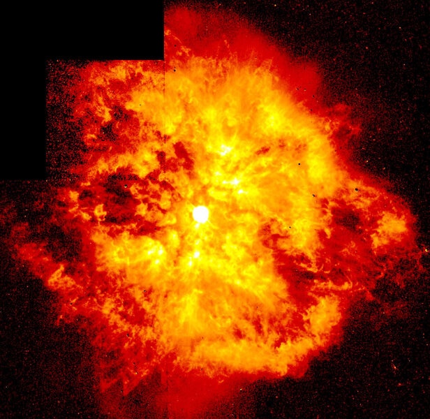 The original release image of M1-67. Credit: ESA/Hubble &amp; NASA