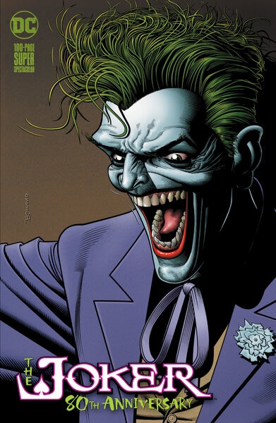 Brian Bolland cover reveal for DC Comics' Joker 80th Anniversary