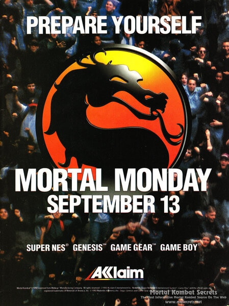 Anyone remember this? MK 1 on Genesis w/booklet. : r/MortalKombat
