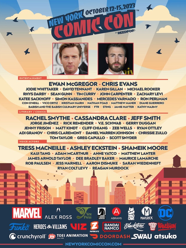 New York Comic Con 2023 Announces Guest Lineup SYFY WIRE