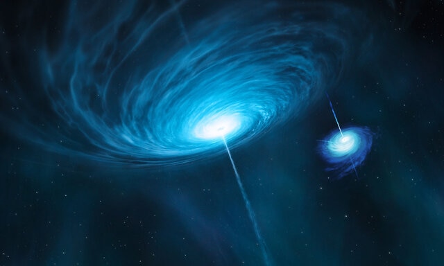 quasar hubble law