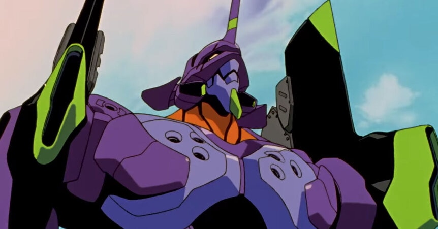 Does anyone know what shinji's purple eyes are supposed to mean? :  r/evangelion