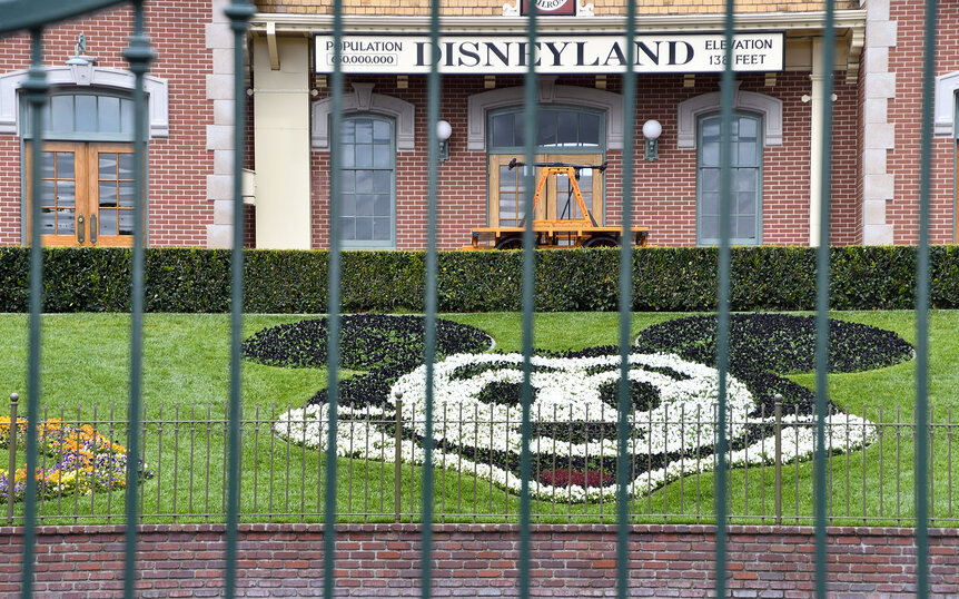 Disneyland closed via Getty Images