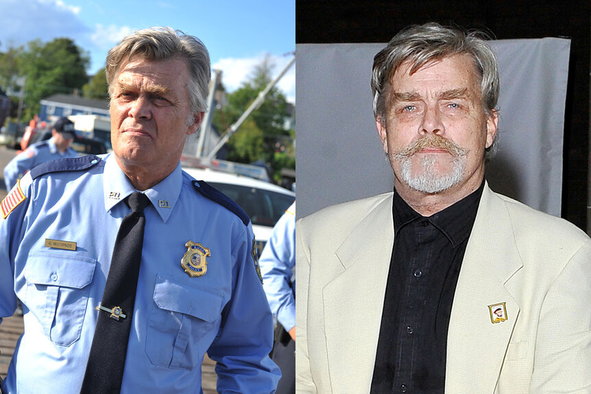 A split featuring Nicholas Campbell as Chief Wournos in Haven Season 1 and Nicholas Campbell in 2012.