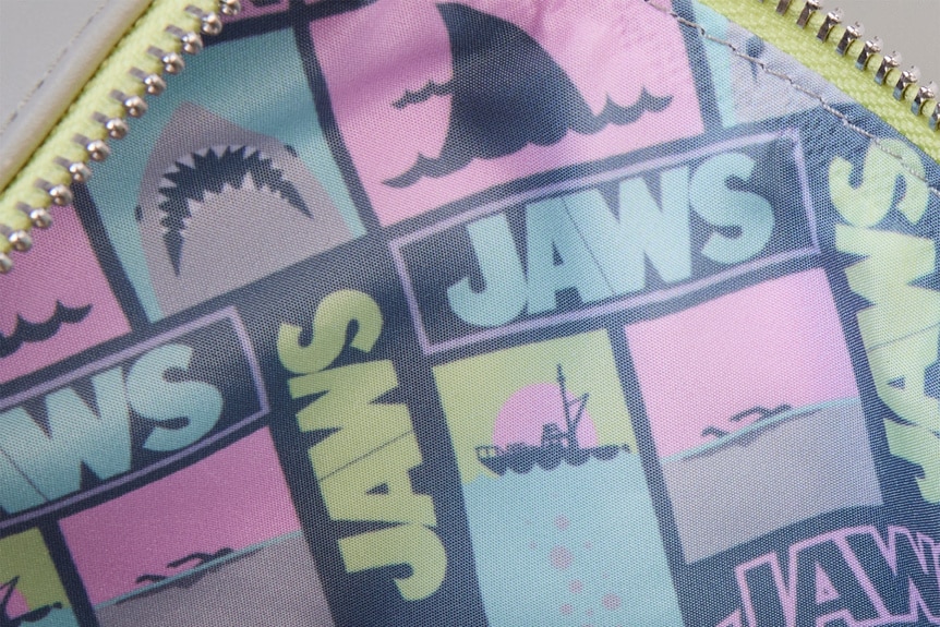 Loungefly Jaws Collection exclusive Crossbody Bag interior.