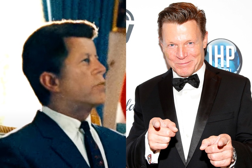 A split of Brett Stimely as JFK in appears in Transformers: Dark of the Moon (2011) and in 2013.