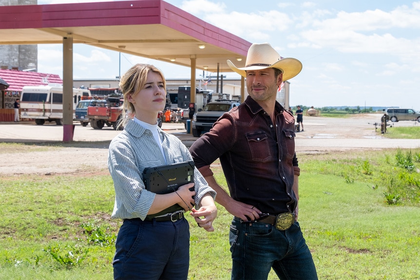 Glen Powell's Real-Life Childhood Tornado Encounter Made It into Twisters