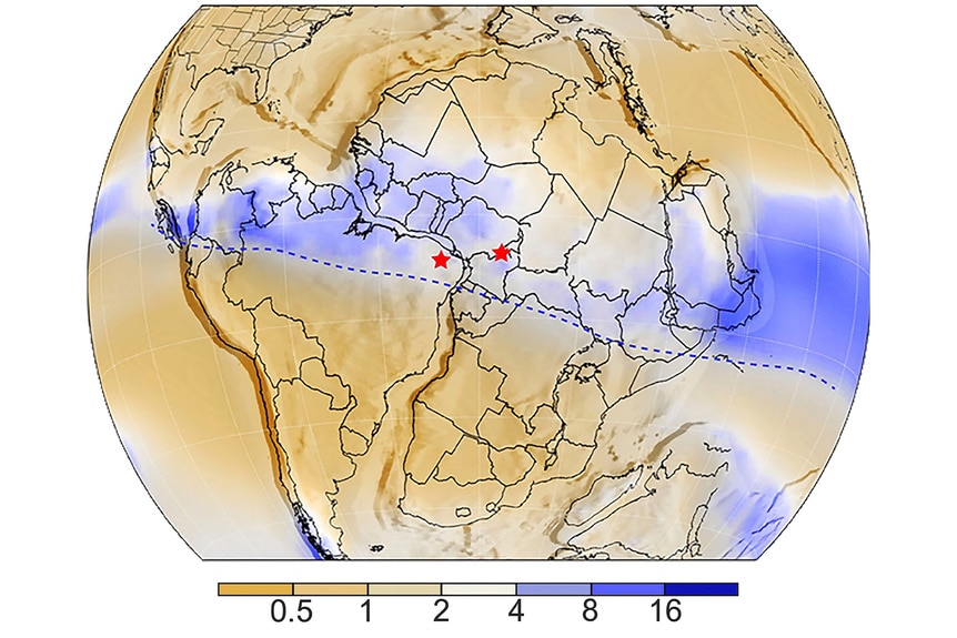 How Matching Dinosaur Footprints Ended Up on Opposite Sides of the Atlantic Ocean