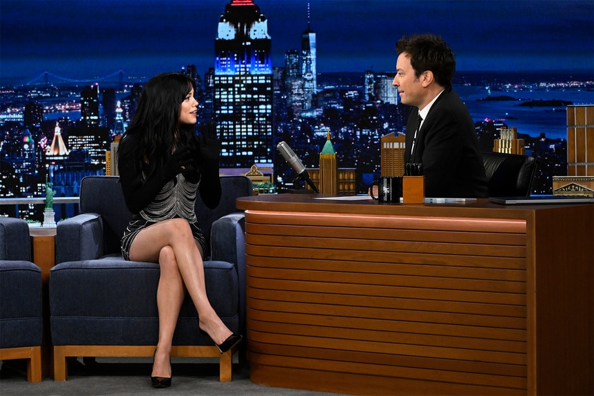 Jenna Ortega on The Tonight Show Starring Jimmy Fallon Episode 2012