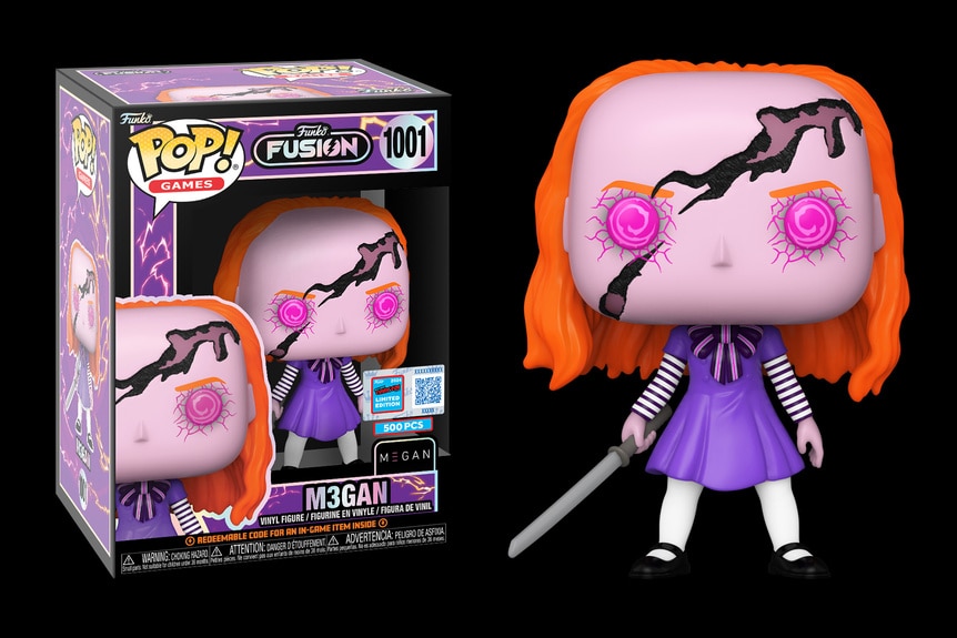 A M3gan Funko pop.