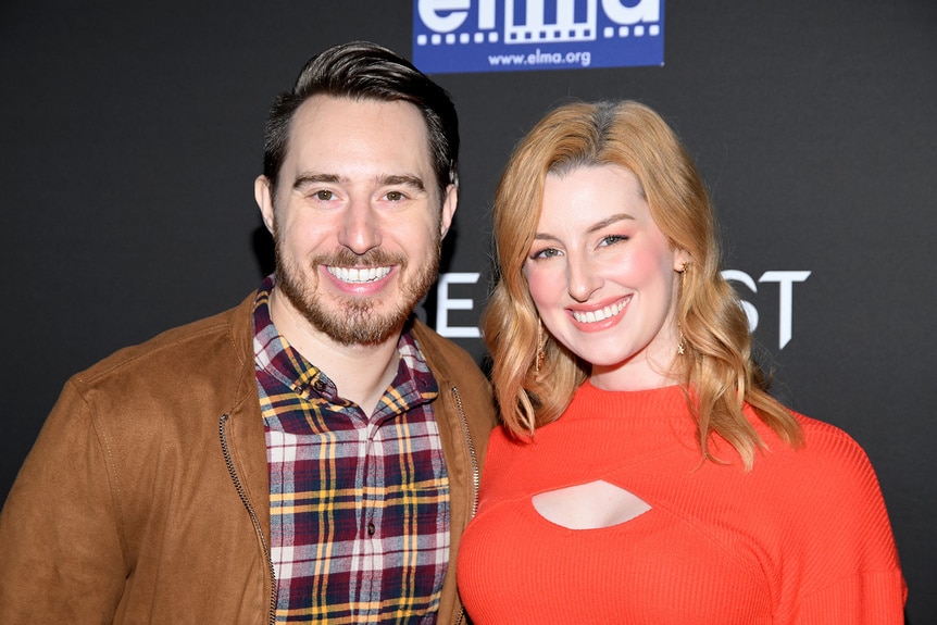 James A. Janisse and Chelsea Rebecca attend the premiere of "Onyx The Fortuitous And The Talisman Of Souls"