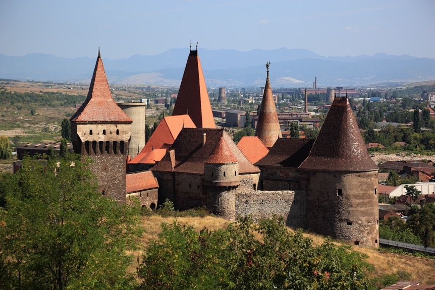 Corvin Castle in Romania