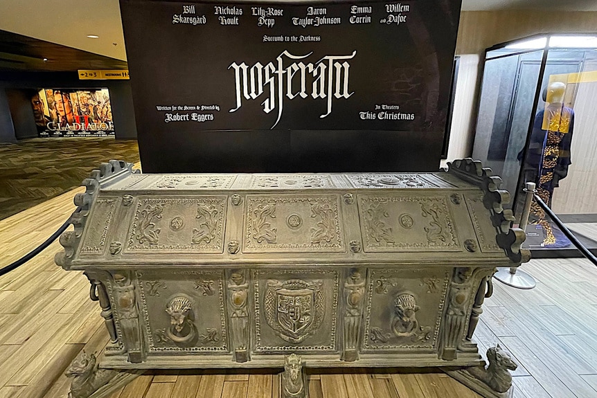 The Nosferatu Sarcophagus at AMC CityWalk, Universal Studios, Hollywood.