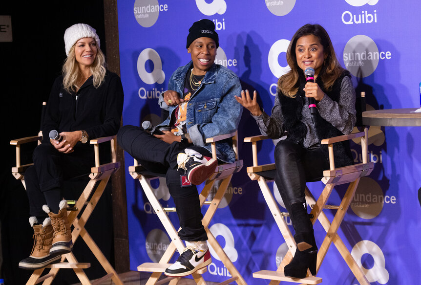 Quibi Creators Lena Waithe, Veena Sud, And Kaitlin Olson At Sundance 2020