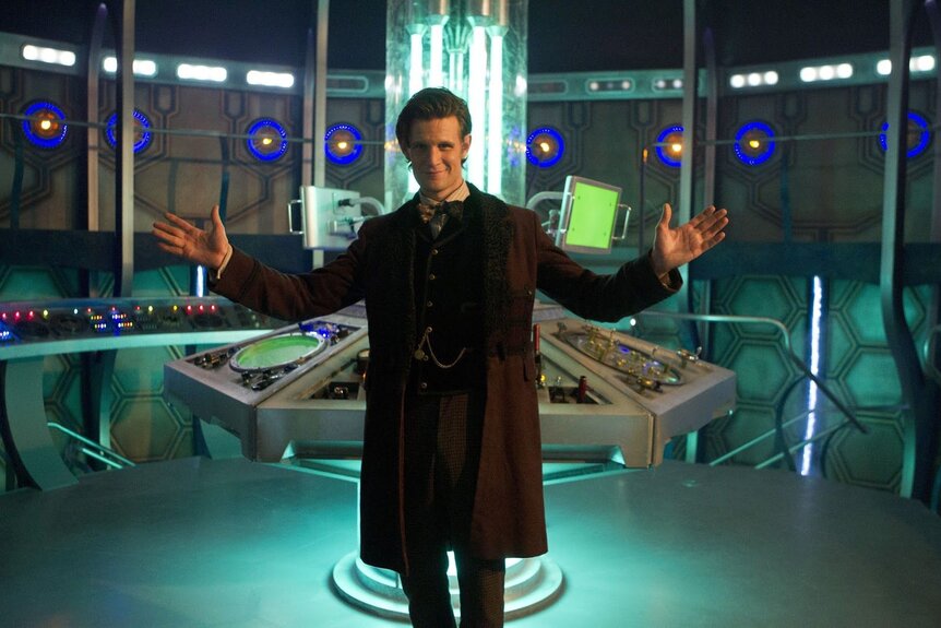 Matt Smith Doctor Who TARDIS interior
